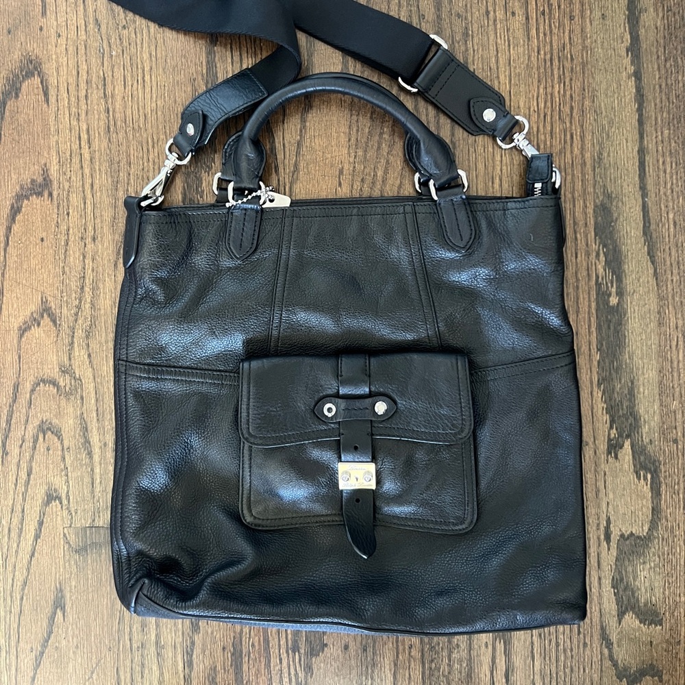 Ralph Lauren pebbled cross body leather bag